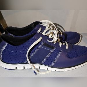 Cole Haan Zero Grand Navy Nubuck Sneakers